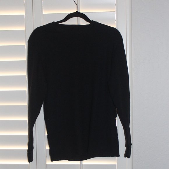 Blu Rock NY Black Long Sleeve Tee Size M - Picture 1 of 3